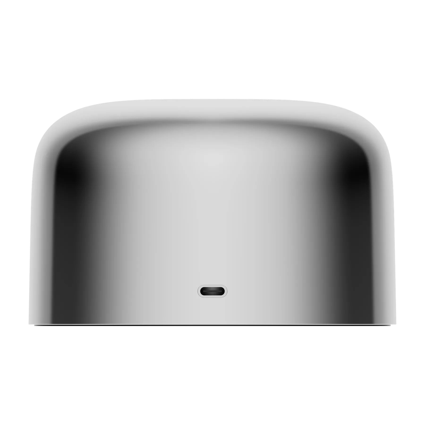Back of the alarm-clock concept, with a USB-C port
