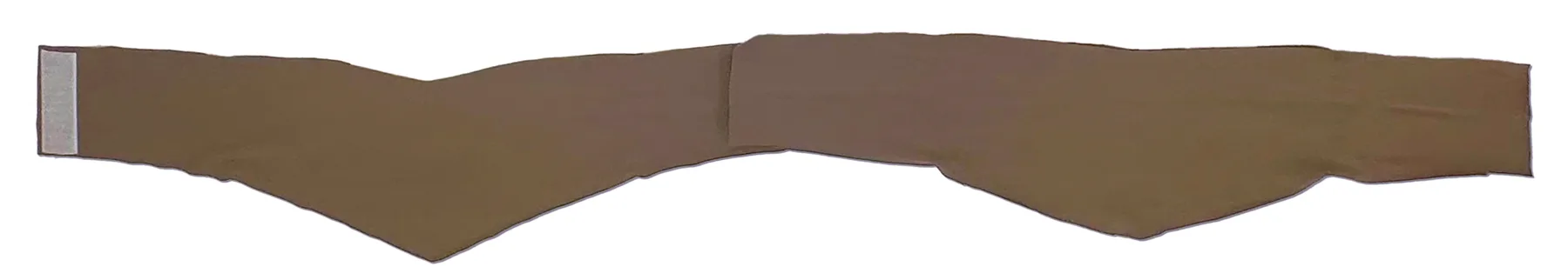 Brown fabric belt prototype