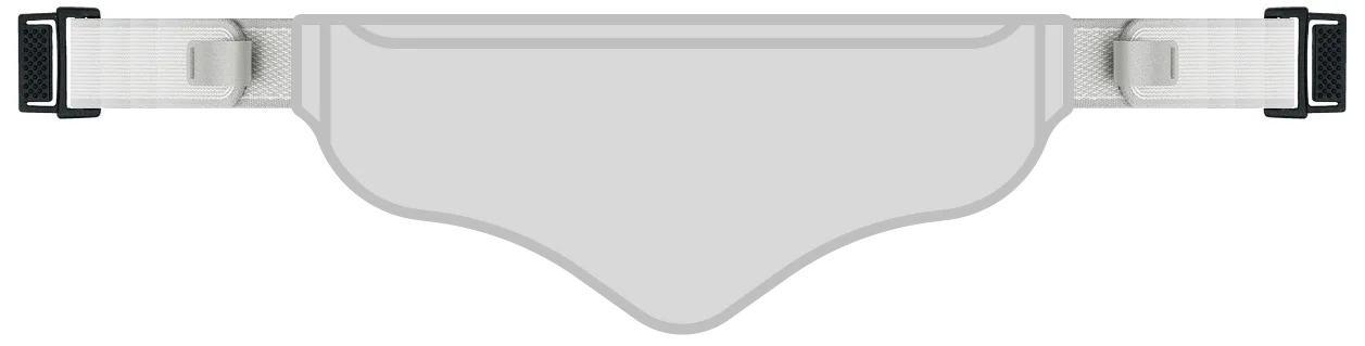 Final belt design with side-release buckles