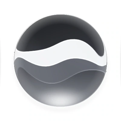 Wave-in-glass app-icon exploration 4