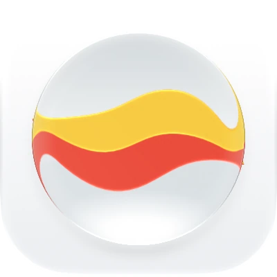 Wave-in-glass app-icon exploration 13