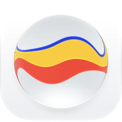 Wave-in-glass app-icon exploration 15
