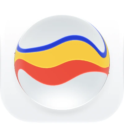 Wave-in-glass app-icon exploration 17