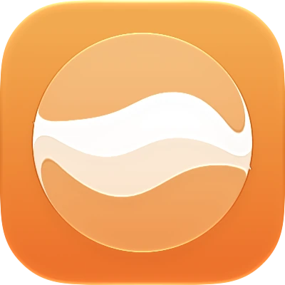 Wave-in-glass app-icon exploration 44