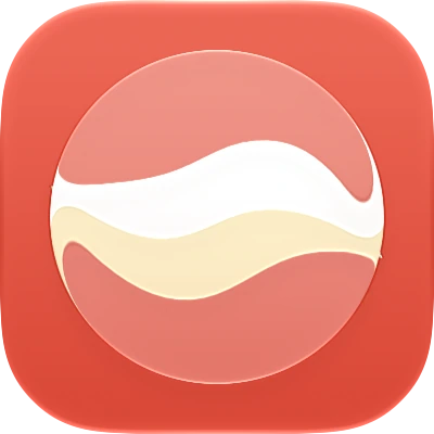 Wave-in-glass app-icon exploration 53