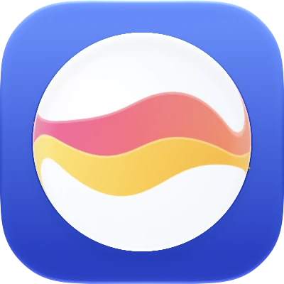 Wave-in-glass app-icon exploration 67