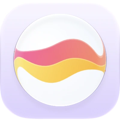 Wave-in-glass app-icon exploration 68