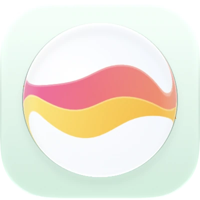 Wave-in-glass app-icon exploration 69