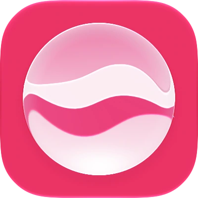 Wave-in-glass app-icon exploration 79