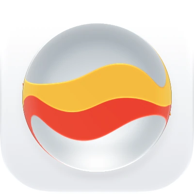 Wave-in-glass app-icon exploration 99