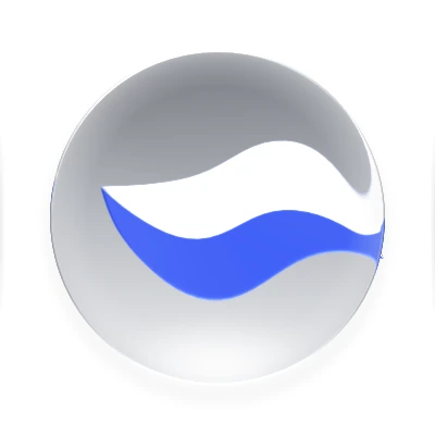Wave-in-glass app-icon exploration 104