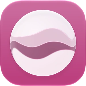 Wave-in-glass app-icon exploration 143